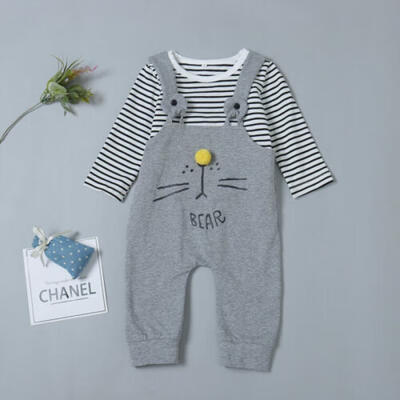 

Toddler Kids Baby Girls Boys Romper Tops Pants Outfit Brother&Sister PinkGray