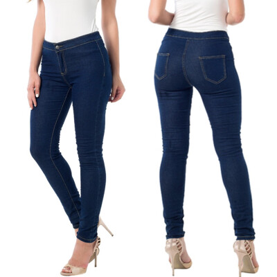 

Tailored Women High Waist Stretch Jeans Leggings Skinny Slim Fitness Pants Trousers