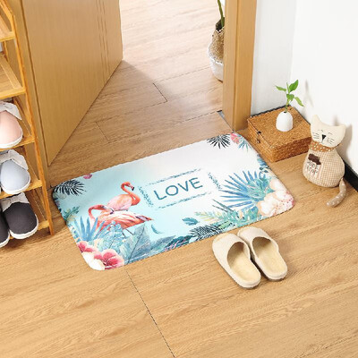 

Carpet Doormat Mat Bath Rug LOVE Print Non-Slip Doormat Welcome Floor Mats