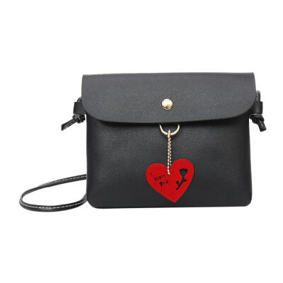 

Hollowed Flower Heart Shoulder Purse Leather Women Crossbody Satchel Bags