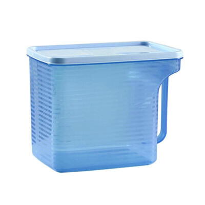 

Plastic Storage Box Refrigerator Food Sealed Storage Container with Handle