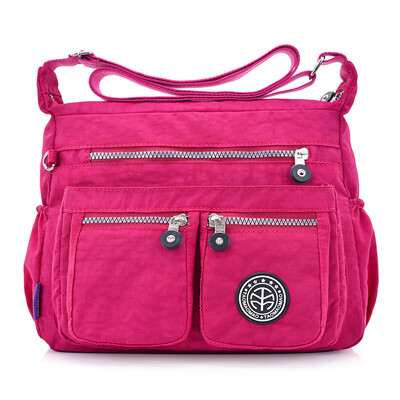 

Nylon bag diagonal backpack for middle-aged&elderly mothers leisure Messenger bag large canvas Oxford cloth bag