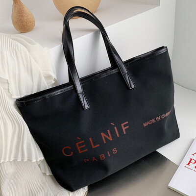 

Chic bag woman 2019 fall new handbag Korean version 100 lap shopping bag single shoulder bag big bag woman
