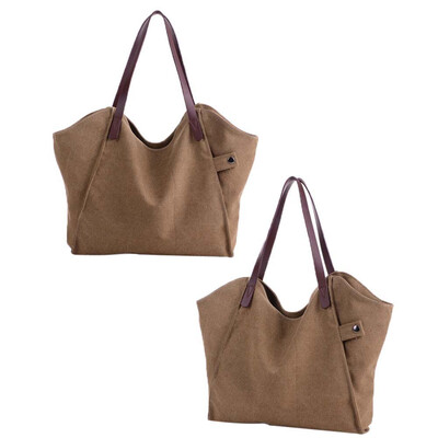 

Tailored Fashion Women Handbag Shoulder Bag Large Tote Canvas Ladies Purse Bw