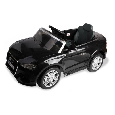 

12V Audi A3 Licensed RC Kids Ride On Car Electric Remote Control LED Light Music-Black