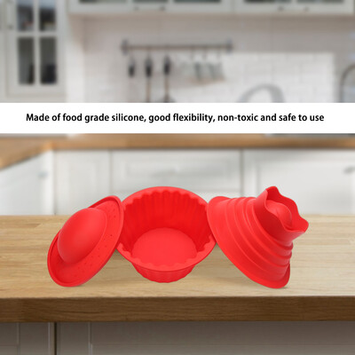 

Greensen 3Pcsset Food Grade Silicone Cake Molds Ice Cream Bread Mousse Mould Baking Tool Red Cake Mould