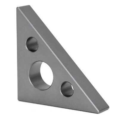 

Mini Aluminum Alloy 45 Degree 90 Degree Right Angle Gauge Multifunctional Inch Metric Angle Meter Triangle Ruler Woodworking Measu