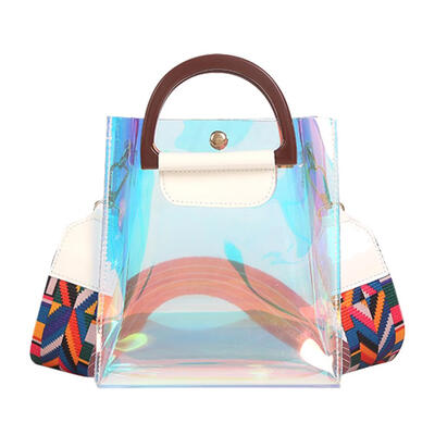 

Holographic Laser Messenger Transparent Handbags Women Casual Shoulder Bags