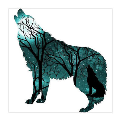 

5D DIY Full Drill Diamond Painting Novelty Wolf Cross Stitch Embroidery Kit