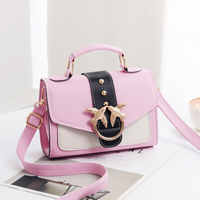 

2019 spring&summer new womens bag cool Korean fashion small square bag trend shoulder Messenger bag for