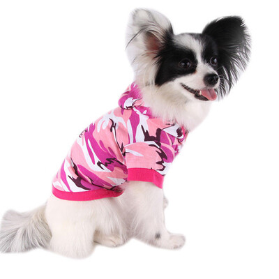 

Pet Dog Fashion Camouflage Clothes Pullover Warm Costumes T Shirt Puppy Coat