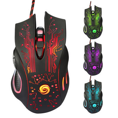 

3200DPI LED Optical 6D USB Wired Gaming Game Mouse Pro Gamer Mice For PC