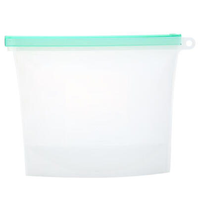 

Silicone Food Fresh Seal Bag Reusable Fruit Meat Ziplock Storage Container