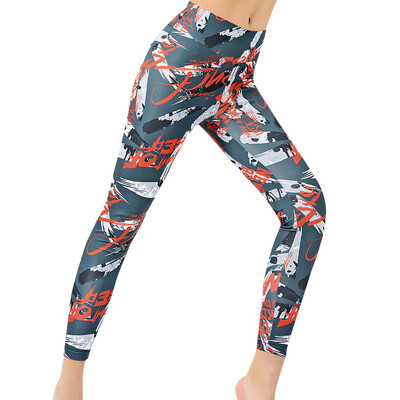

Tailored Needle Six Line Digital Print Yoga Thread Pants&Hips High Waist Thread Pants