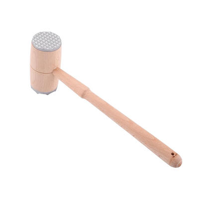 

Greensen Two Sides Wood Meat Hammer Mallet Pounder for Tenderizing Steak Beef Practical Kitchen Tool Wood Meat HammerMeat Hammer
