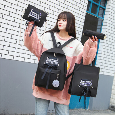 

Ins bag female 2019 new Korean version of Harajuku ulzzang high school students campus wild tide backpack bag