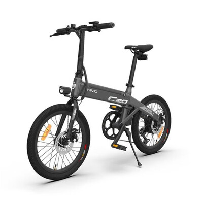 

HIMO C20 20 Inch Folding 80KM Range Power Assist Eletric Bicycle Moped E-Bike 10AH