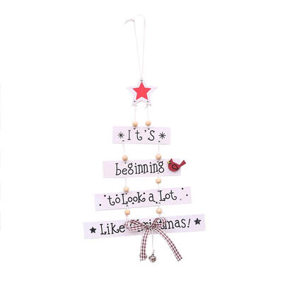

Christmas Decorations Xmas Tree Ornaments Colorful Letter Hanging Pendants