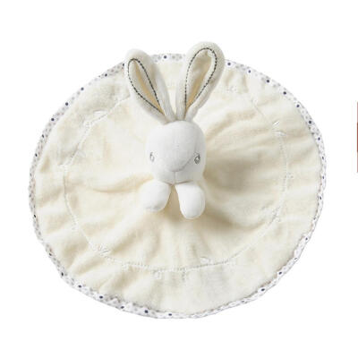 

Cute Rabbit Velvet Baby Rattles Appease Towel Infants Sleep Soothing Toys