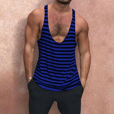 

Mens Bodybuilding Stringer Tank Top Y-Back Gym Workout Sports Vest Shirt Clothes