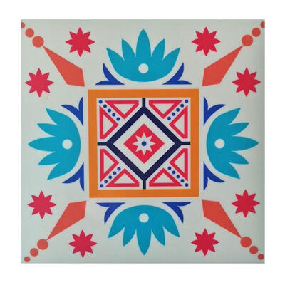

Moroccan Retro Style PVC Waterproof Self-adhesive DIY Wall Tiles Sticker