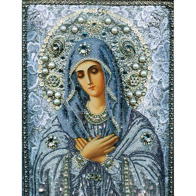

10 12 Inches26 30cm DIY Hierarch 5D Diamond Painting Kit Religion Style Crystal Rhinestone Mosaic Embroidery Cross Stitch Cra
