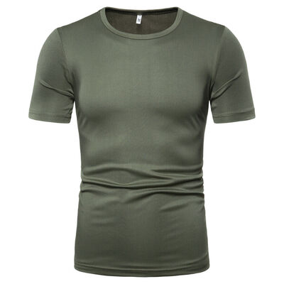 

Mens Slim Fit O Neck Short Sleeve Muscle Tee Shirts Casual T-shirt Tops Blouse