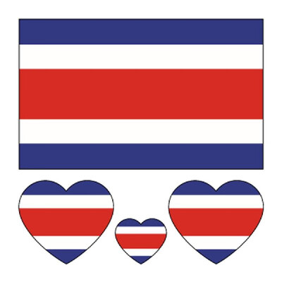 

Environmental Protection Waterproof&Anti-sweat National Flag Tattoos Stickers Football Fan Sticker