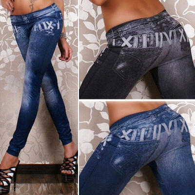 

New Fashion Women Sexy Jean Skinny Jeggings Stretchy Slim Leggings Skinny Pants