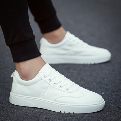 

Autumn shoes mens casual shoes Korean version of the trend of wild mens shoes students small black tide shoes chef