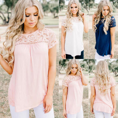 

Fashion Womens Summer Lace Vest Tops Sleeveless Blouse Casual Tank Tops T-Shirt