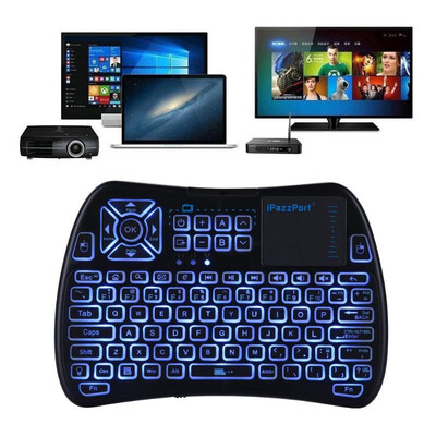 

iPazzPort 24G IR Wireless Keyboard Remote Control with Touch Pad Backlit