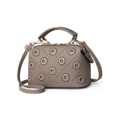 

Female bag 2019 new bag female Korean version of the stereo PU leather fashion handbags Messenger shoulder bag