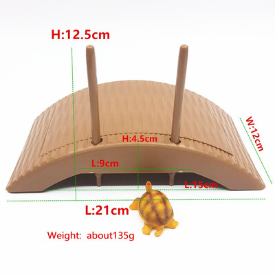 

floating turtlepier Resulzon Decorative Turtle Pier Floating Basking Platform with Ramp Ladder For Use In&Out Of Water Basking
