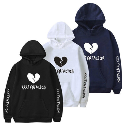 

Fashion Hoodies Men Unisex Casual Hip Hop XXXTentacion Sweatshirt Vibes Forever Traksuit Fleece Pullover Hoody