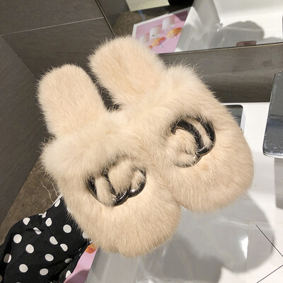 

Maos slippers women autumn&winter Korean style outer-wear flat-bottomed social-head semi-trailer semi-trailer