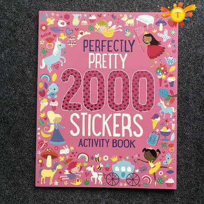 

2000 stickers English activity book for children animal princess farm Halloween stickers for boys&girls gifts toy