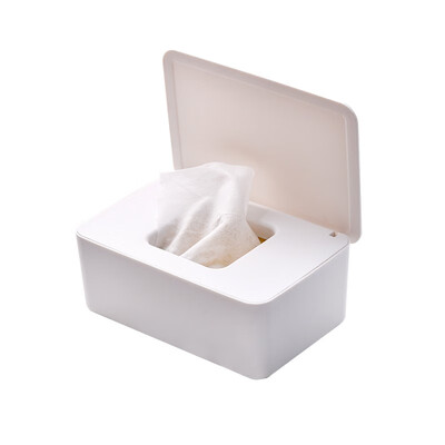 

Na Zhi Household wipes tissue box wipes tissue box plastic white 14716