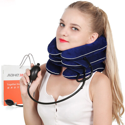 

Jiahe JIAHE inflatable neck&cervical traction device home neck stretcher medical adult neck vertebral disease airbag Jiahe blue JQB03