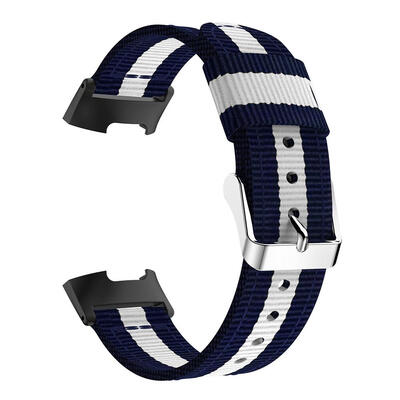 

Nylon Watchband Watch Strap Replacement for Fitbit Charge 3 Smart Bracelet