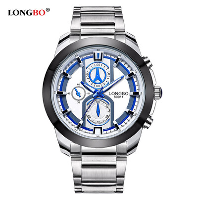 

Genuine 2019 new casual atmosphere waterproof quartz watch male tide personality luminous steel belt mens watch