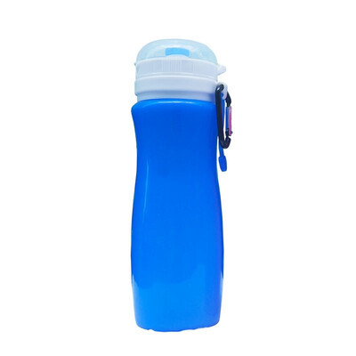 

450ML creative folding collapsible silicone beverage bottle water sports camping travel bicycle bottle