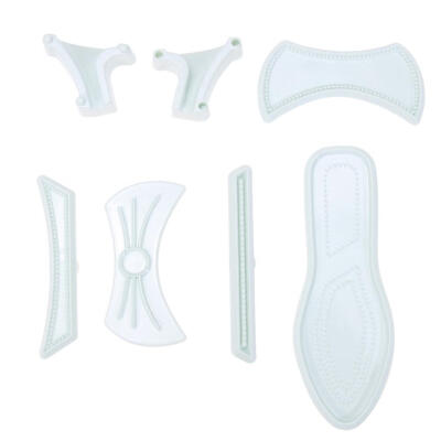 

7pcs High Heel Cake Embossed Mold DIY Plastic Fondant Mould Baking Tool