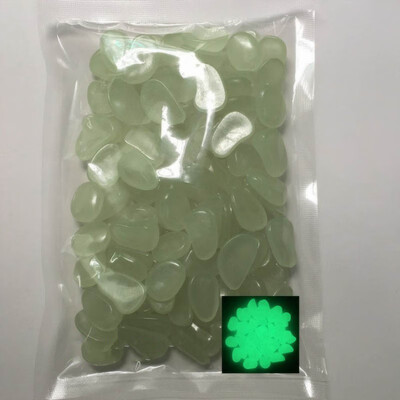 

Luminous Pebbles Glow Stone Decoration Multicolor Fish Tank Landscaping Garden Fluorescent Stone