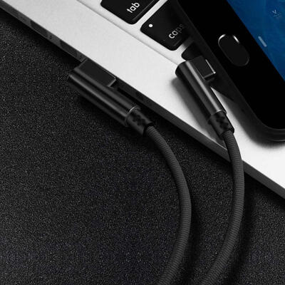 

Fast Charging Speed 90 Degree Double Elbow Micro USB Cable Type-c Game Gaming Cables Sync Charger Adapter -MICRO USB