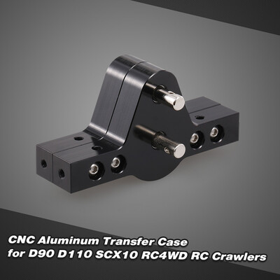 

CNC Aluminum Transfer Case for D90 D110 SCX10 RC4WD RC Crawler Trucks