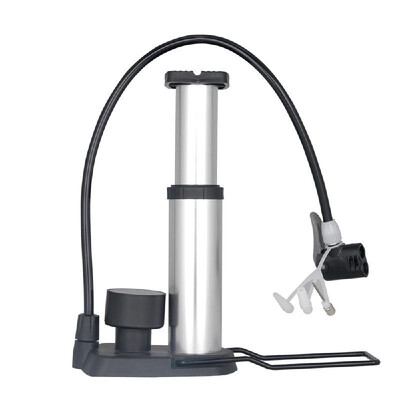 

Bicycles Bike Pump Inflator 160PSI Gauge Foot Pedal Portable Floor Air Inflator External Hose Fits Presta Schrader