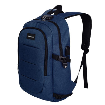

Romacci Multifunctional Casual Breathable Water Resistant Laptop Backpack Anti Theft Should Bag with USB Charging Port Headphone I