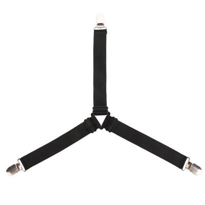 

4Pcs Keep Your Sheet In Place High Quality Bed Button Buckle Black