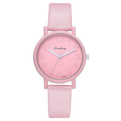 

Fashion casual ladies watch Korean fashion belt womens watch trend personality PU quartz watch